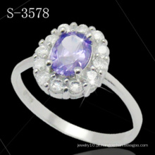 Moda jóias 925 anel de prata esterlina